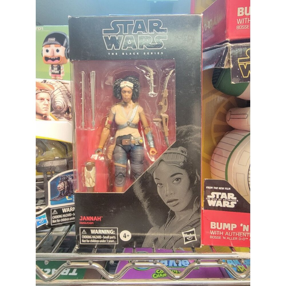 Star Wars The Black Series Jannah Action Figure 4"+ Collectible Toy  Hasbro Disn